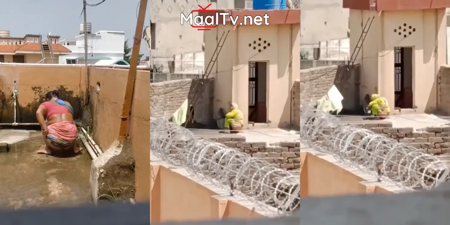 Desi Ladies Pee on Terrace