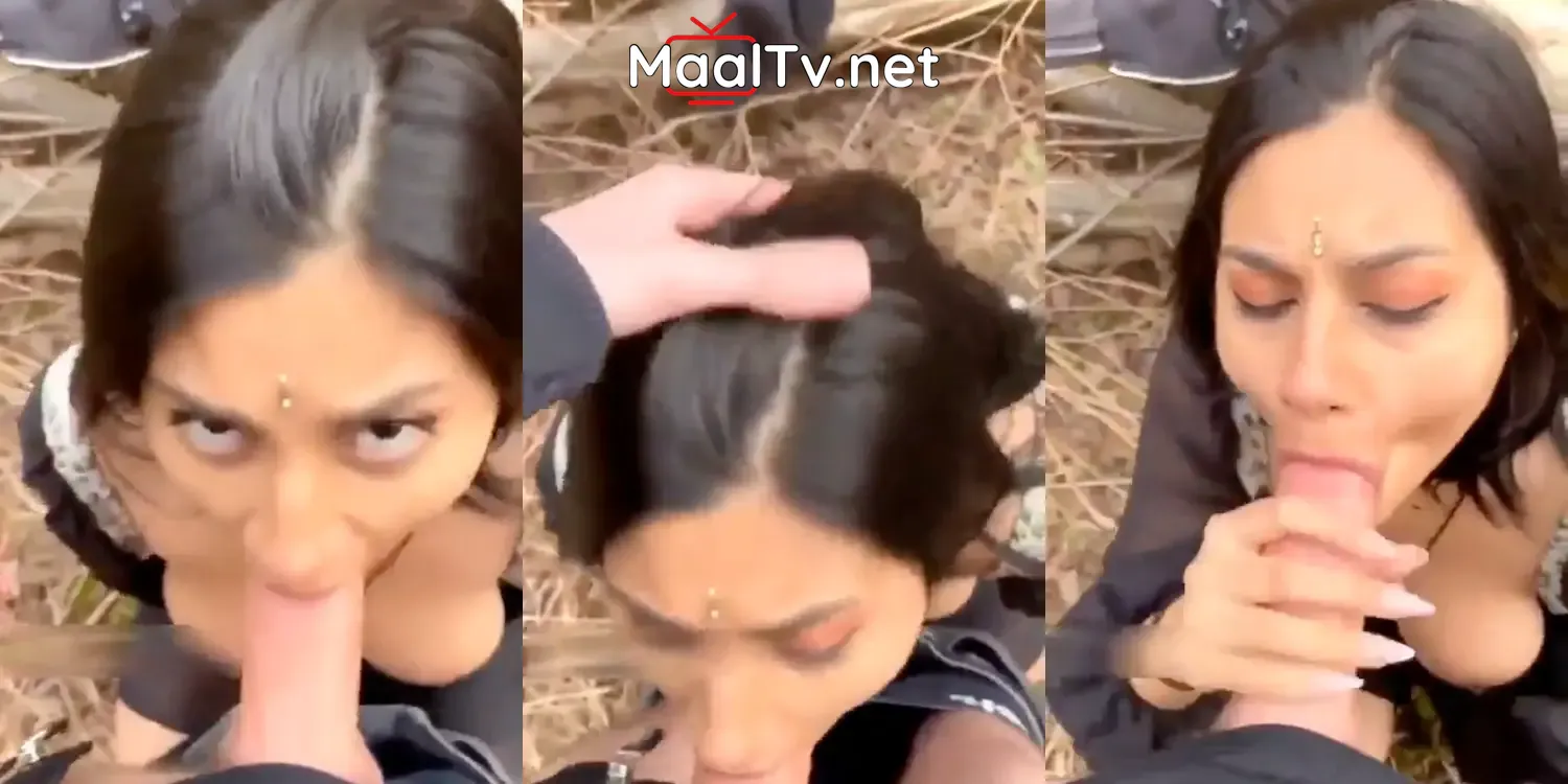 Hyderabad Auntie’s Jungle Blowjob Fun